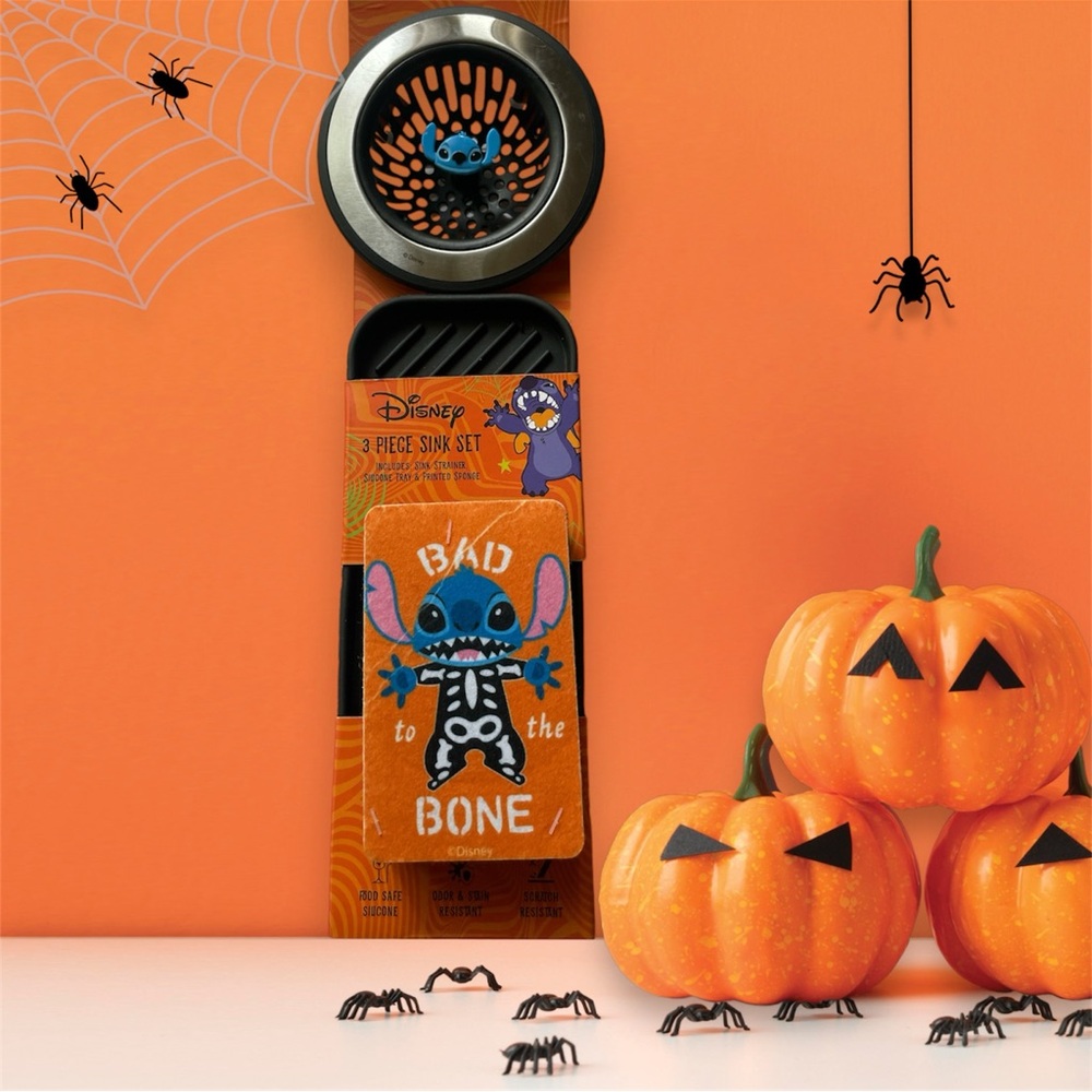 Disney stitch 3 piece Halloween Sink Set Halloween kitchen Decor